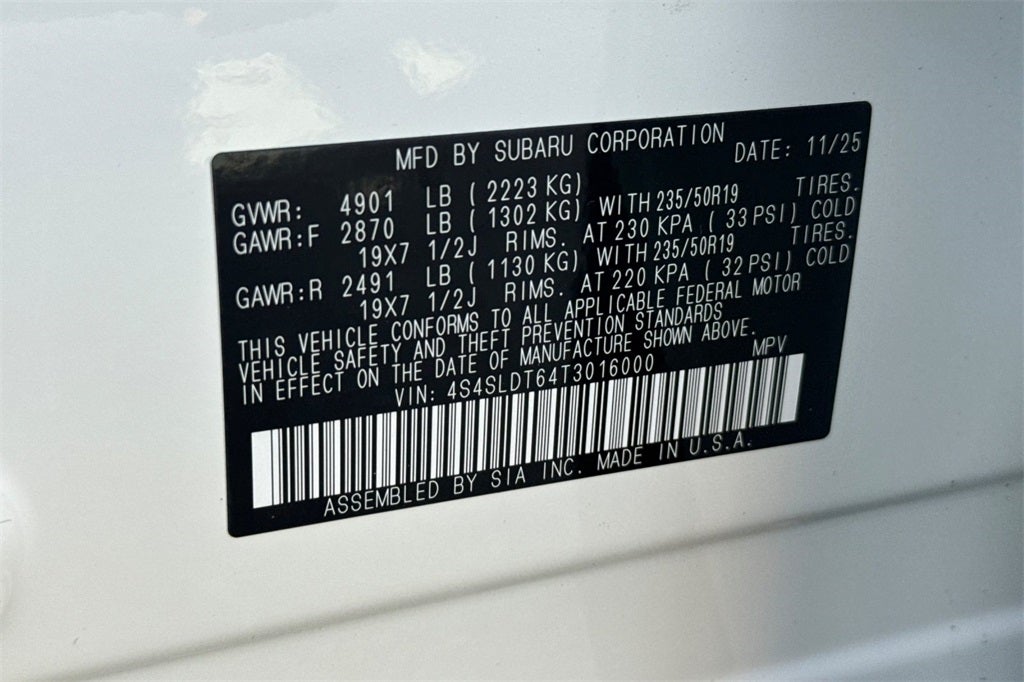 2026 Subaru FORESTER Touring