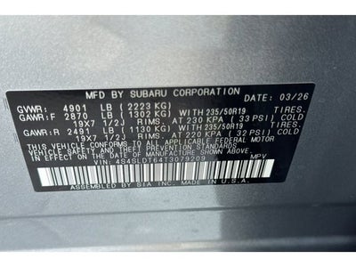 2026 Subaru FORESTER Touring