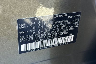 2026 Subaru FORESTER Touring