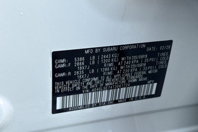 2026 Subaru FORESTER Premium Hybrid