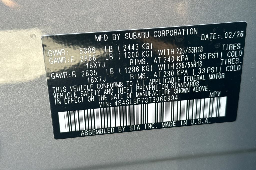 2026 Subaru FORESTER Limited Hybrid