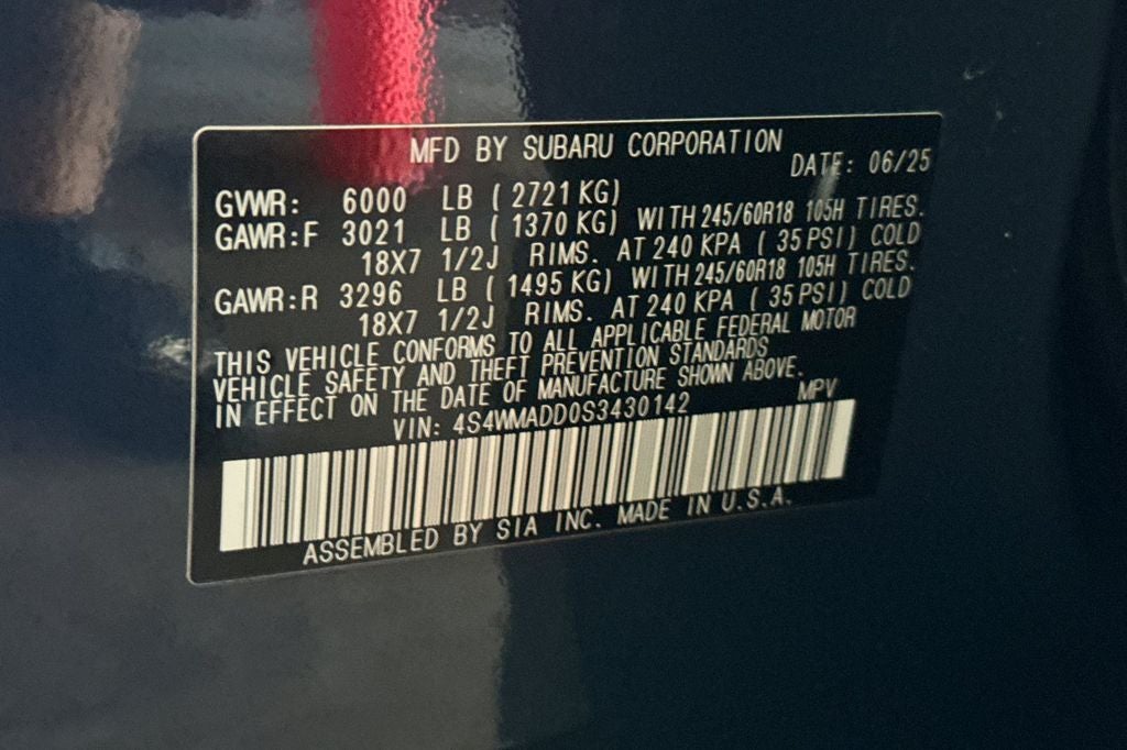 2025 Subaru Ascent Premium
