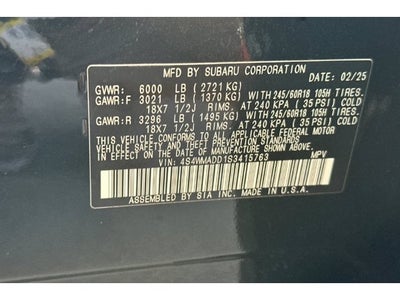 2025 Subaru Ascent Premium
