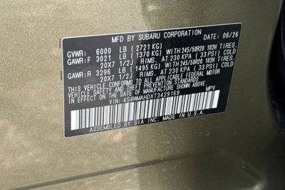 2026 Subaru ASCENT Limited Bronze Edition 7-Passenger