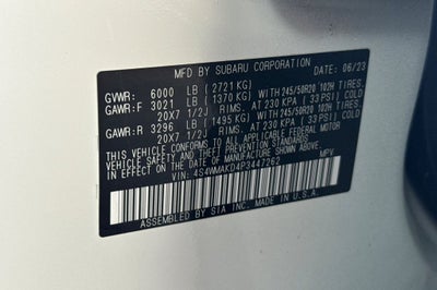 2023 Subaru Ascent Onyx Edition