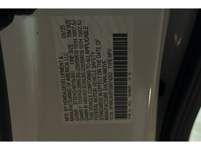2025 Honda Odyssey Elite