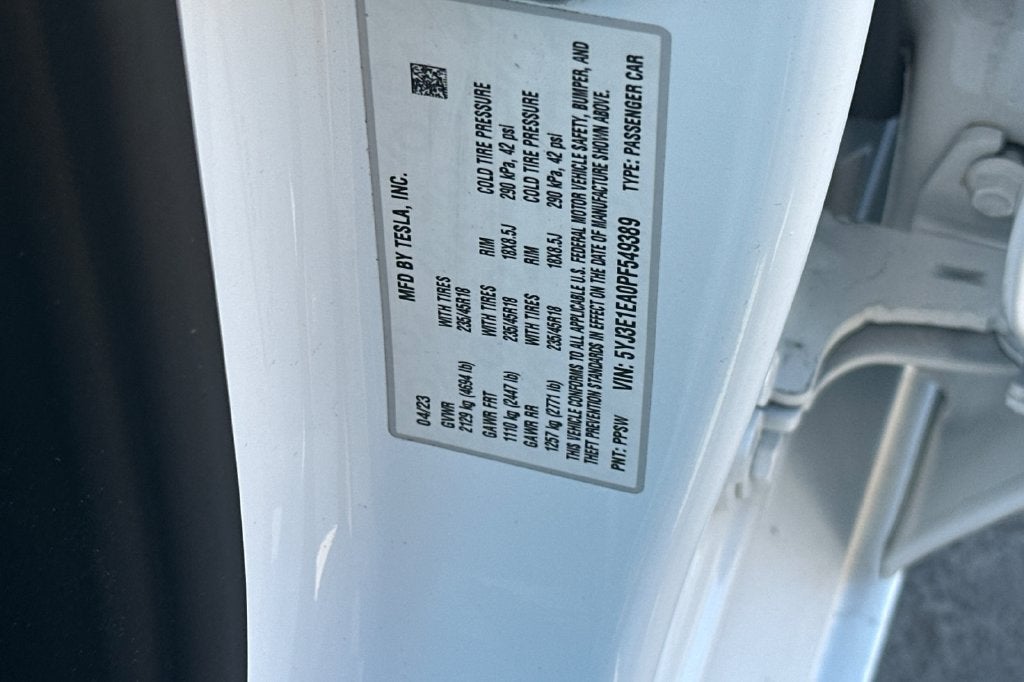 2023 Tesla Model 3 Base