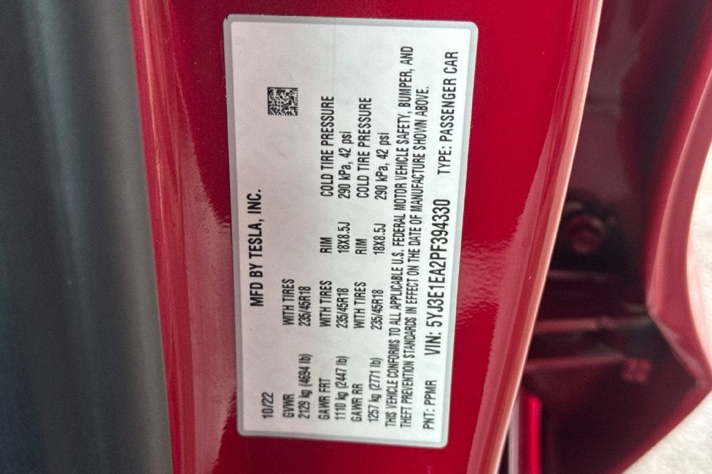 2023 Tesla Model 3 Base