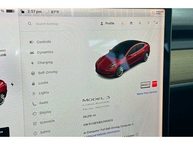 2020 Tesla Model 3 Long Range