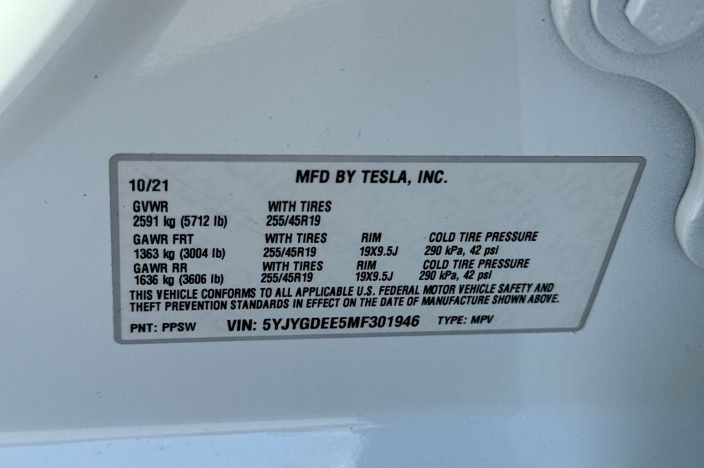 2021 Tesla Model Y Long Range