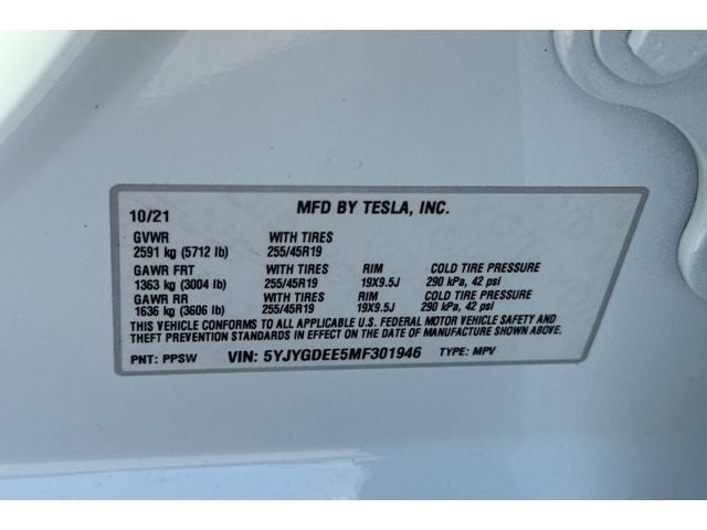 2021 Tesla Model Y Long Range