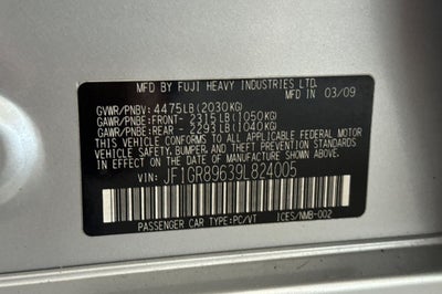 2009 Subaru Impreza WRX STi