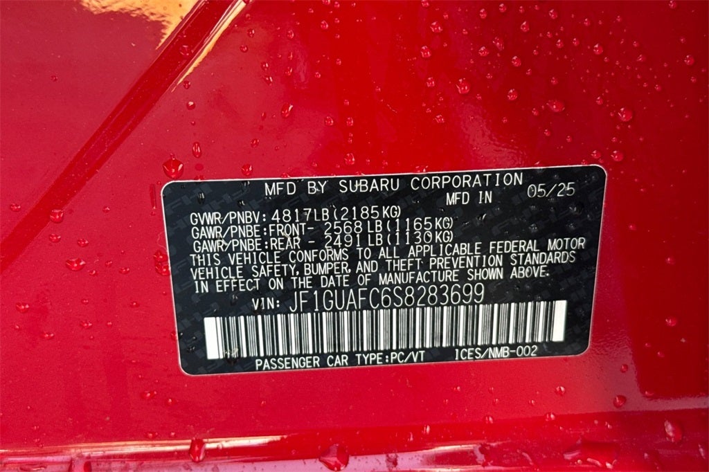 2025 Subaru IMPREZA Sport