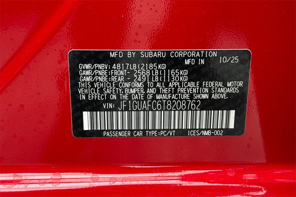 2026 Subaru IMPREZA Sport