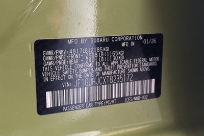 2026 Subaru IMPREZA RS