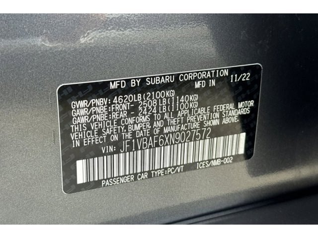 2022 Subaru WRX Premium