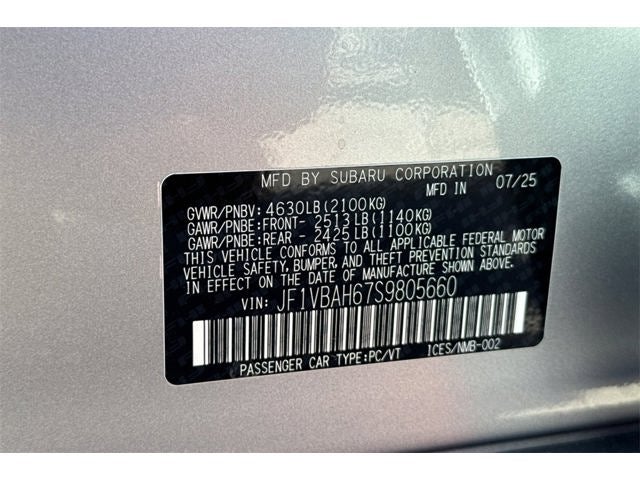 2025 Subaru WRX Premium