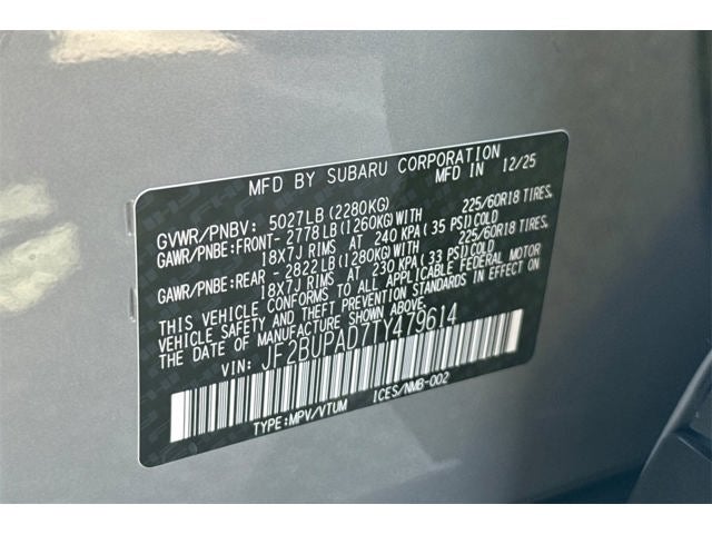 2026 Subaru OUTBACK Premium