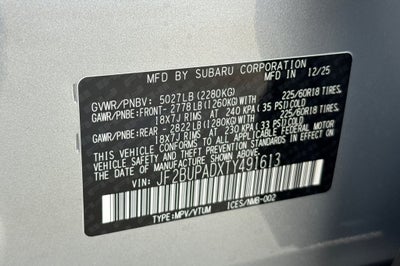 2026 Subaru OUTBACK Premium