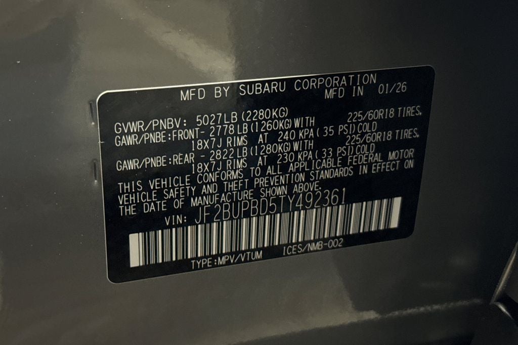 2026 Subaru OUTBACK Premium