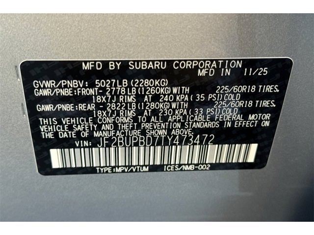 2026 Subaru OUTBACK Premium