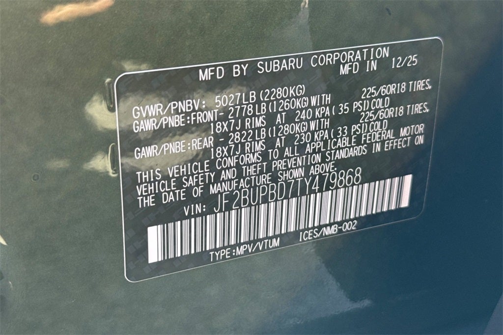 2026 Subaru OUTBACK Premium