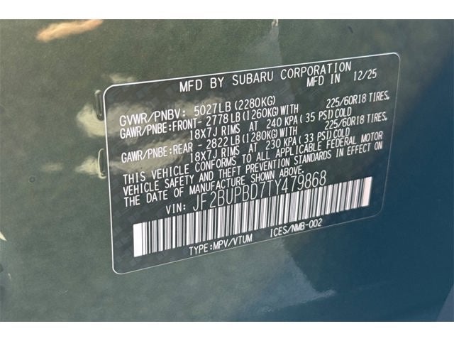 2026 Subaru OUTBACK Premium