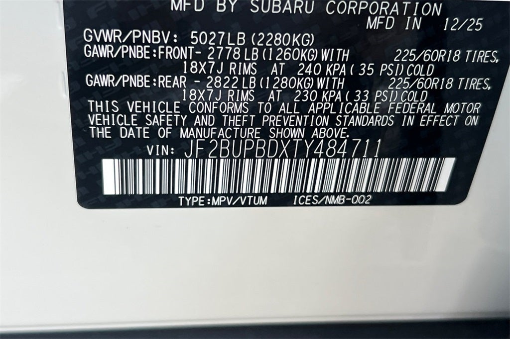 2026 Subaru OUTBACK Premium