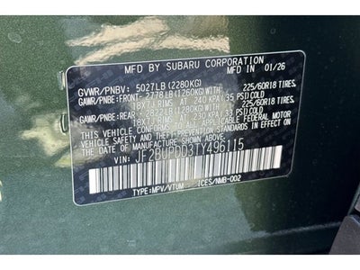 2026 Subaru OUTBACK Limited