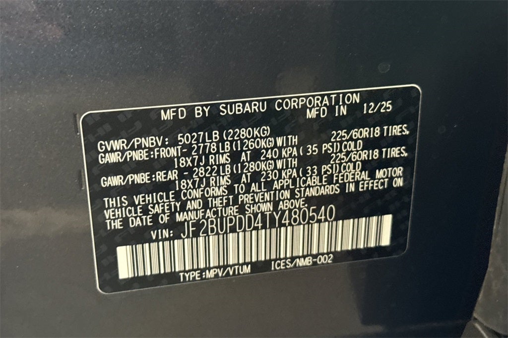 2026 Subaru OUTBACK Limited