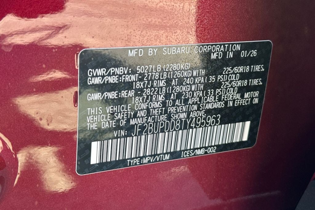 2026 Subaru OUTBACK Limited