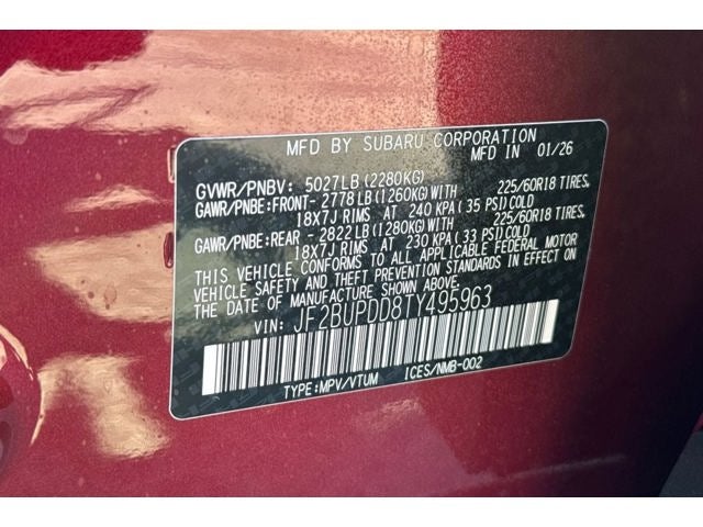 2026 Subaru OUTBACK Limited