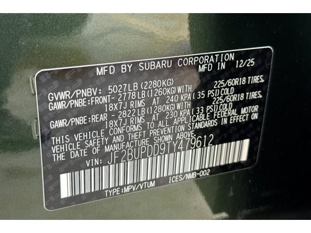 2026 Subaru OUTBACK Limited