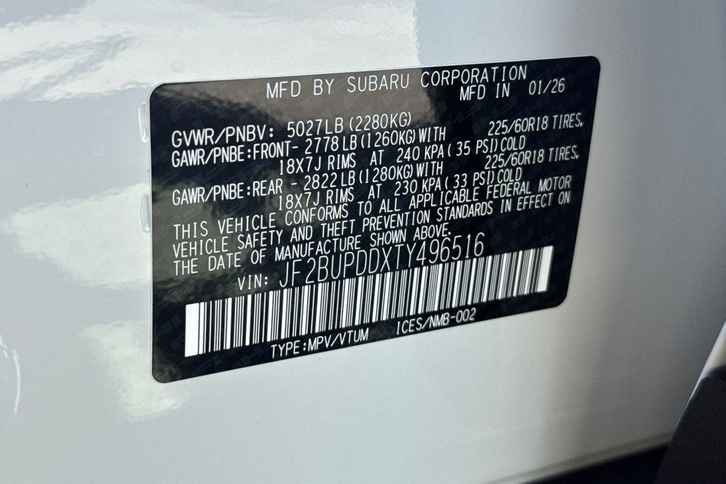 2026 Subaru OUTBACK Limited