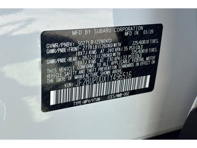 2026 Subaru OUTBACK Limited