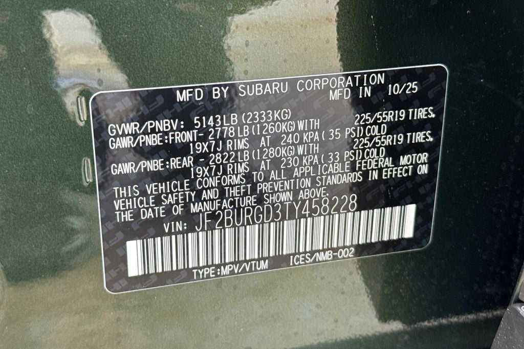 2026 Subaru OUTBACK Limited XT