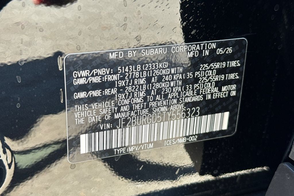 2026 Subaru OUTBACK Limited XT