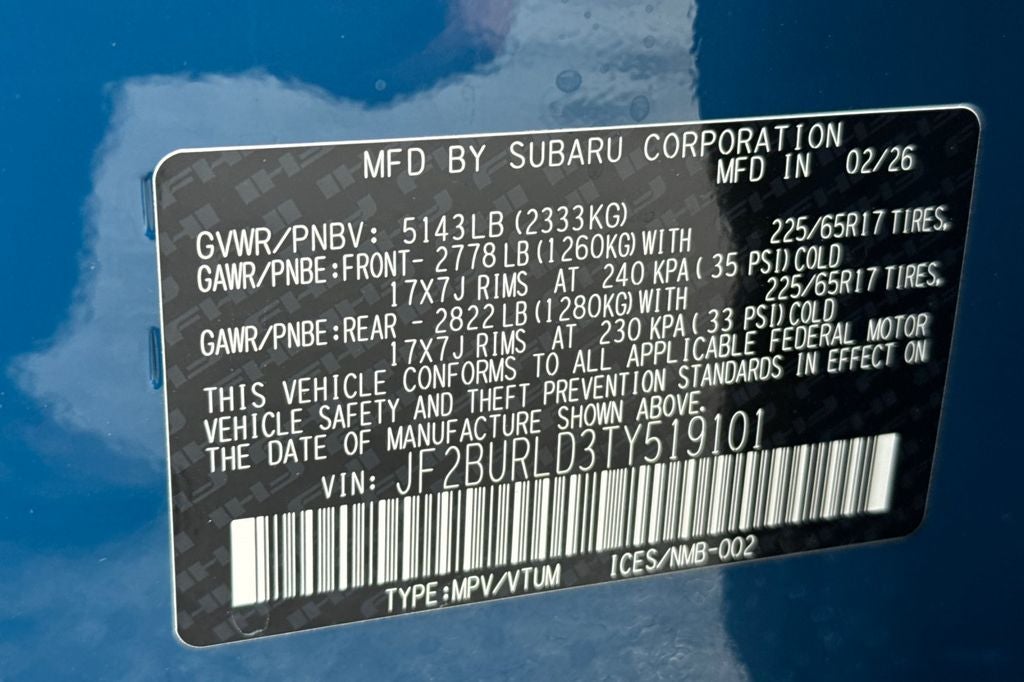 2026 Subaru OUTBACK Wilderness