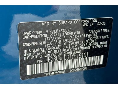 2026 Subaru OUTBACK Wilderness