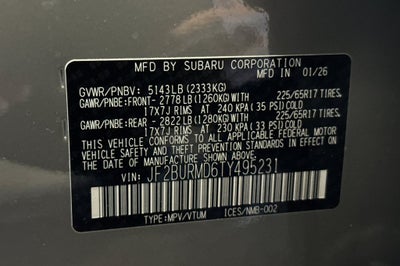 2026 Subaru OUTBACK Wilderness