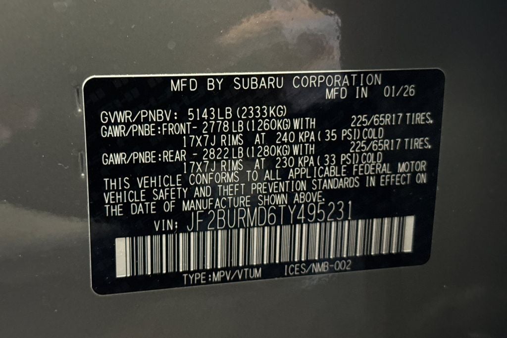 2026 Subaru OUTBACK Wilderness