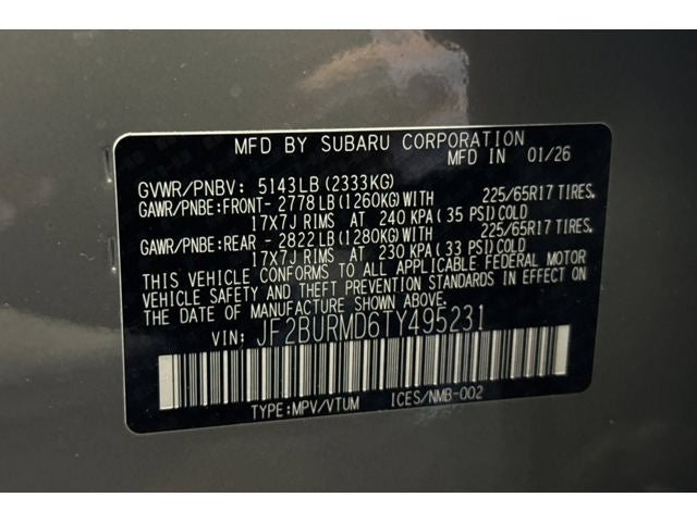 2026 Subaru OUTBACK Wilderness