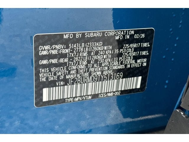 2026 Subaru OUTBACK Wilderness