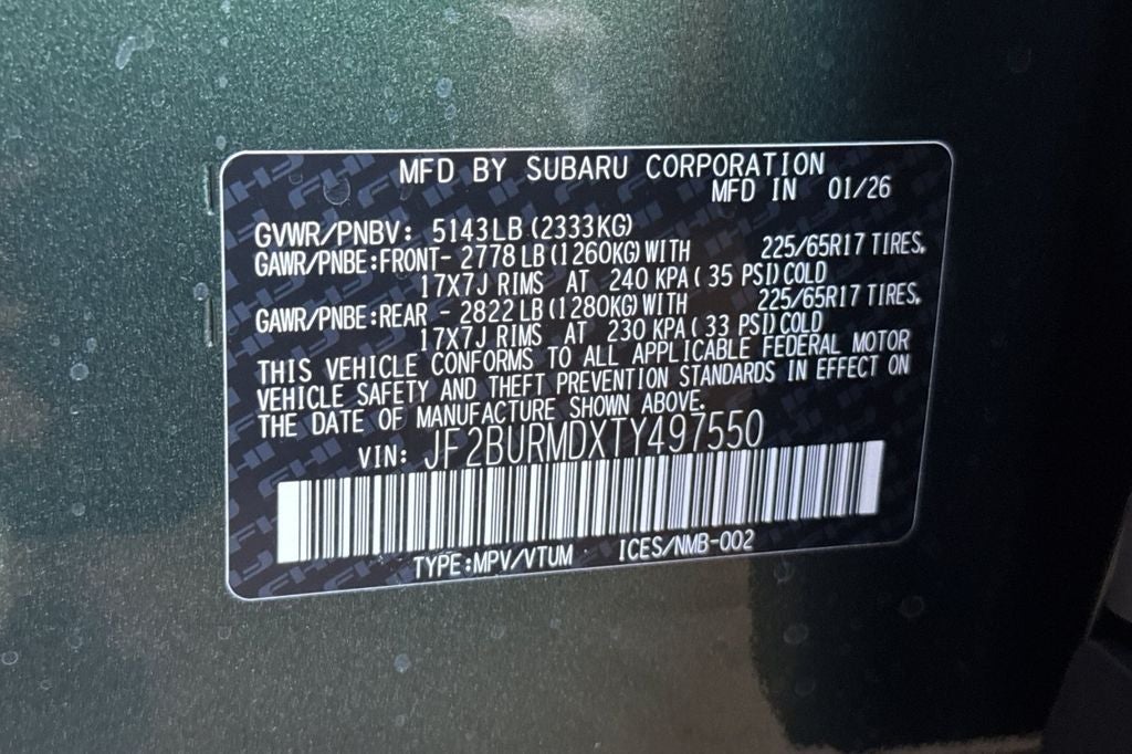 2026 Subaru OUTBACK Wilderness