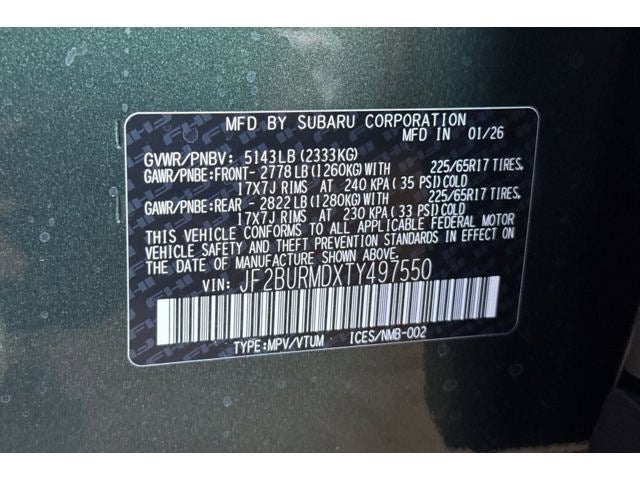 2026 Subaru OUTBACK Wilderness