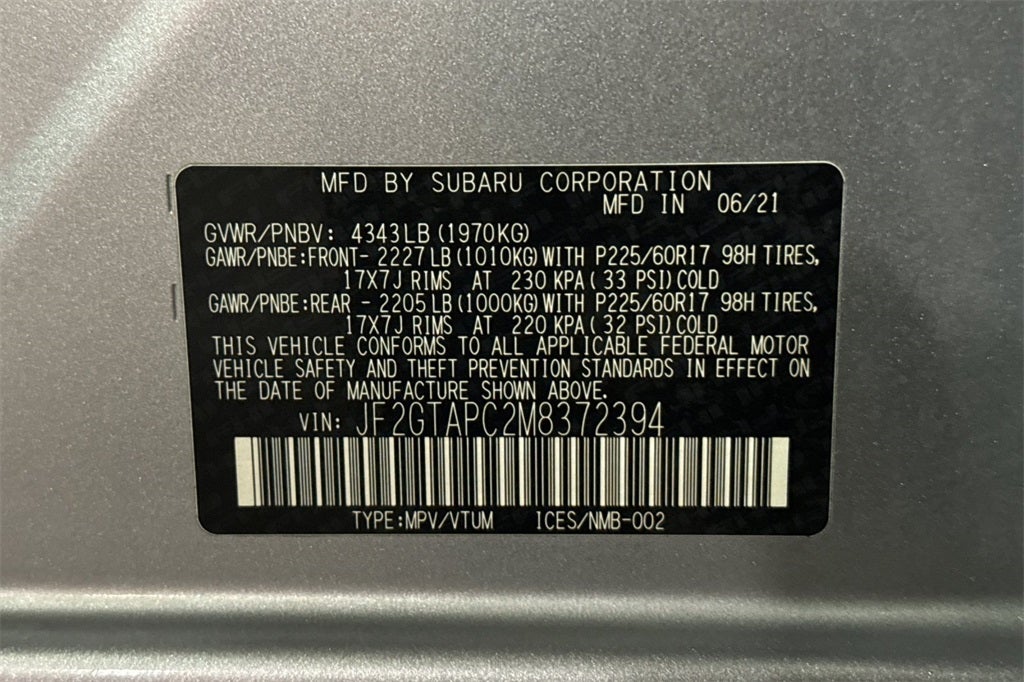 2021 Subaru Crosstrek Premium