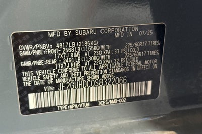 2025 Subaru Crosstrek Premium