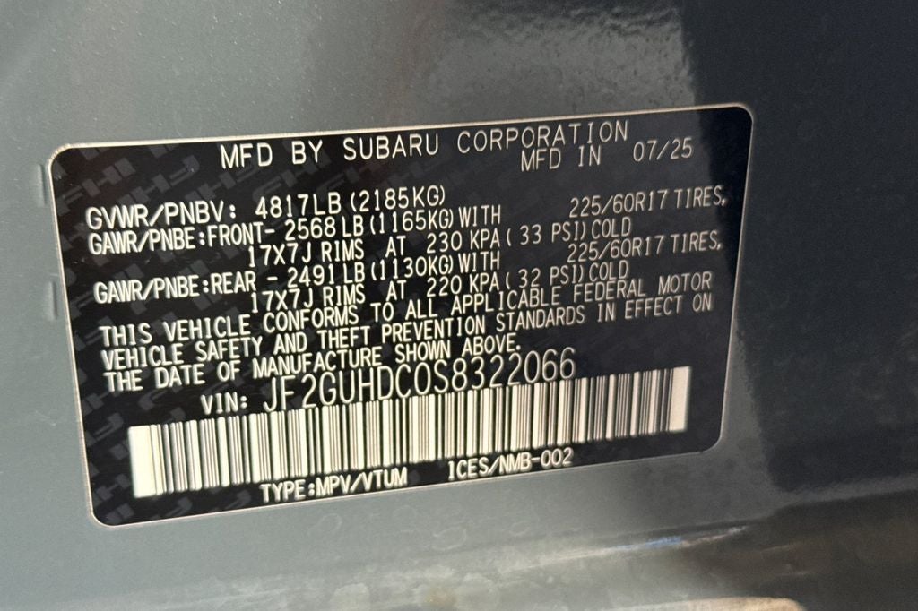 2025 Subaru Crosstrek Premium
