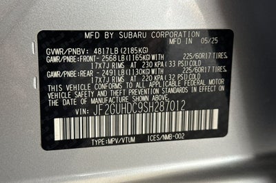 2025 Subaru Crosstrek Premium