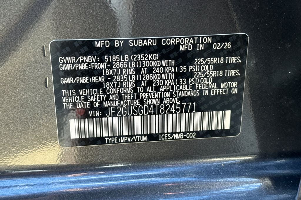 2026 Subaru CROSSTREK Sport Hybrid
